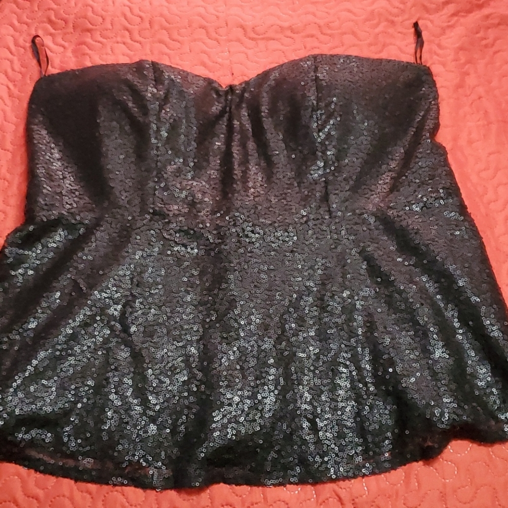 Torrid black strapless top